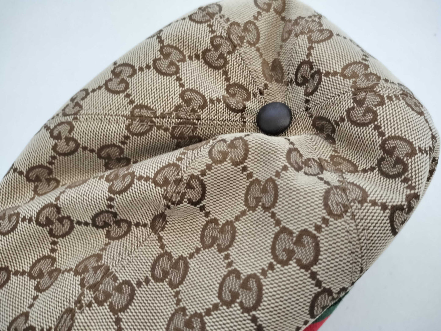 GUCCI GG Canvas Baseball Cap, Beige, #XL, Other Accessories