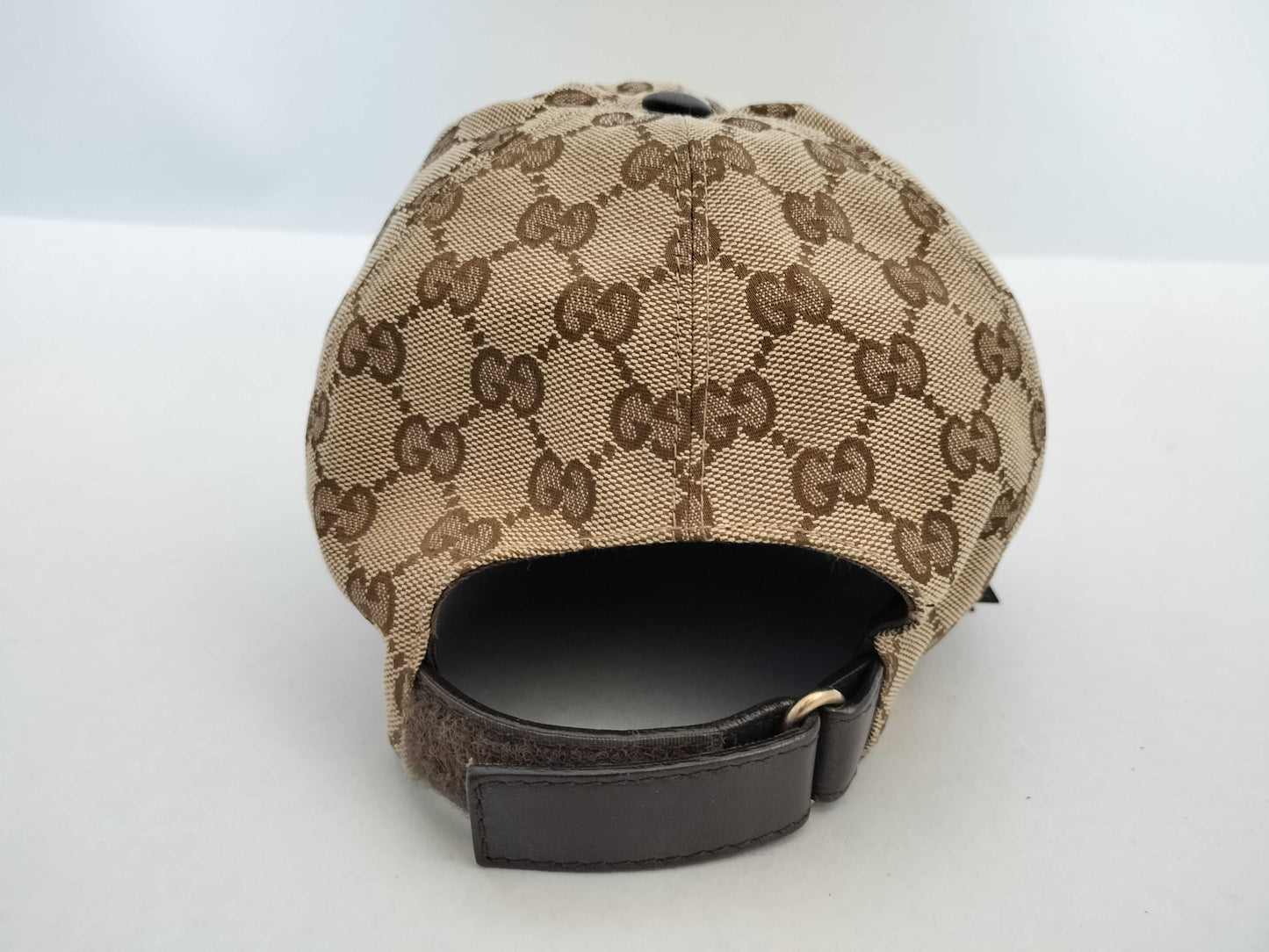 GUCCI GG Canvas Baseball Cap, Beige, #XL, Other Accessories