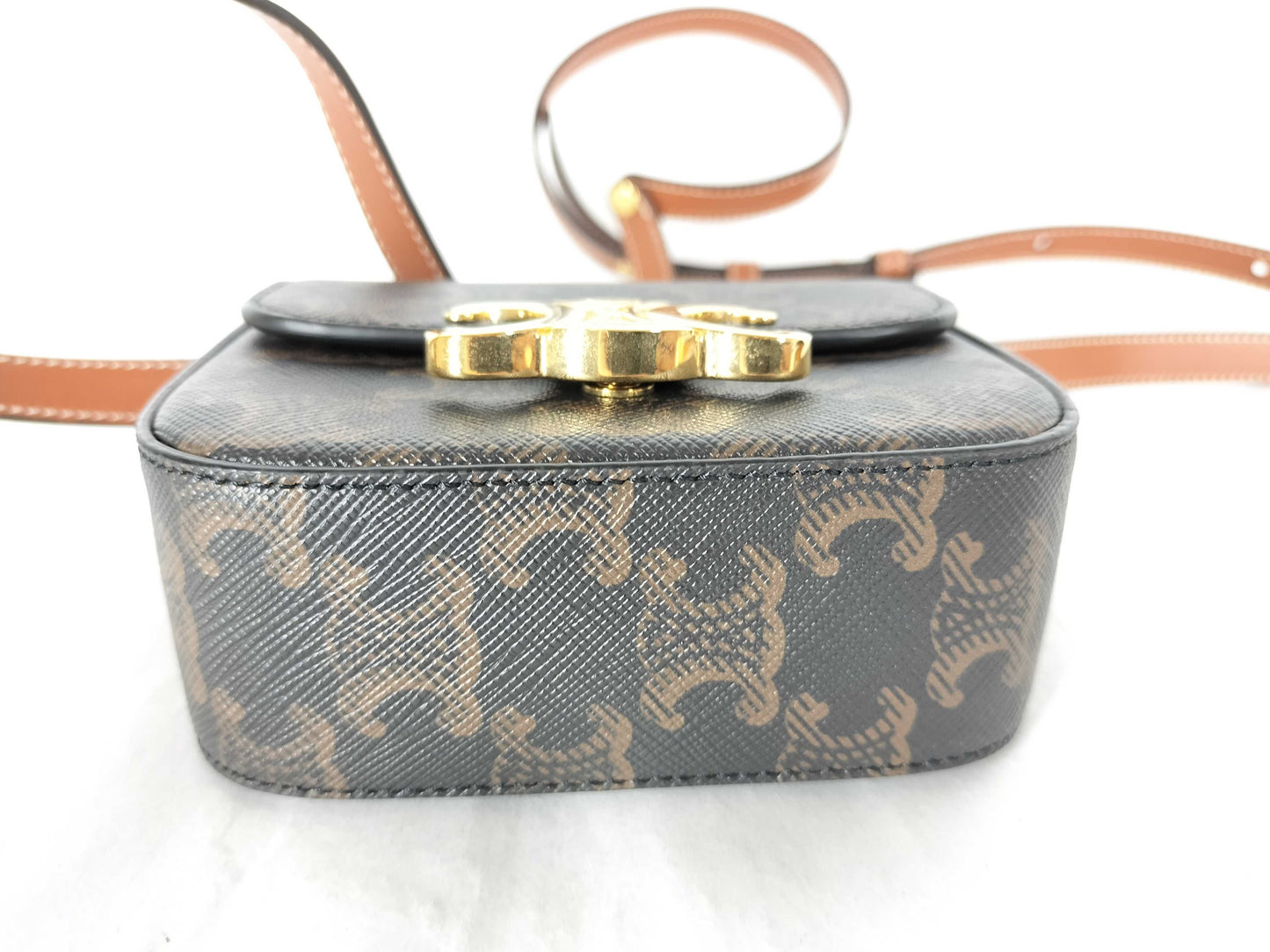 CELINE Triomphe Mini Claude Shoulder Bag