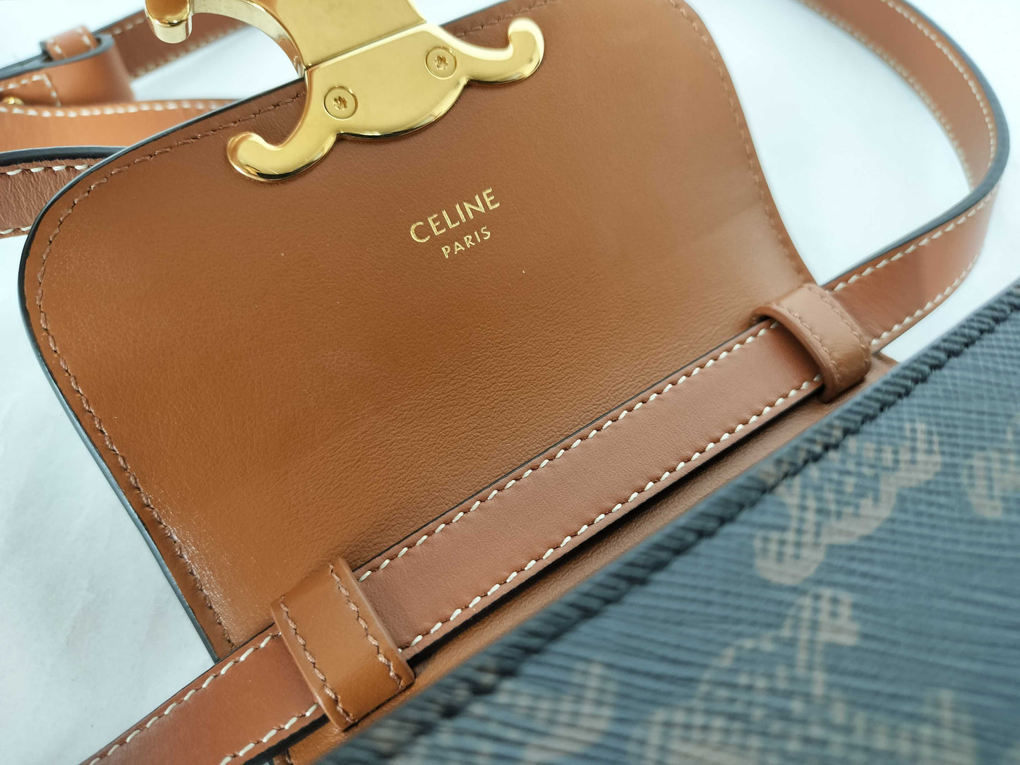 CELINE Triomphe Mini Claude Shoulder Bag