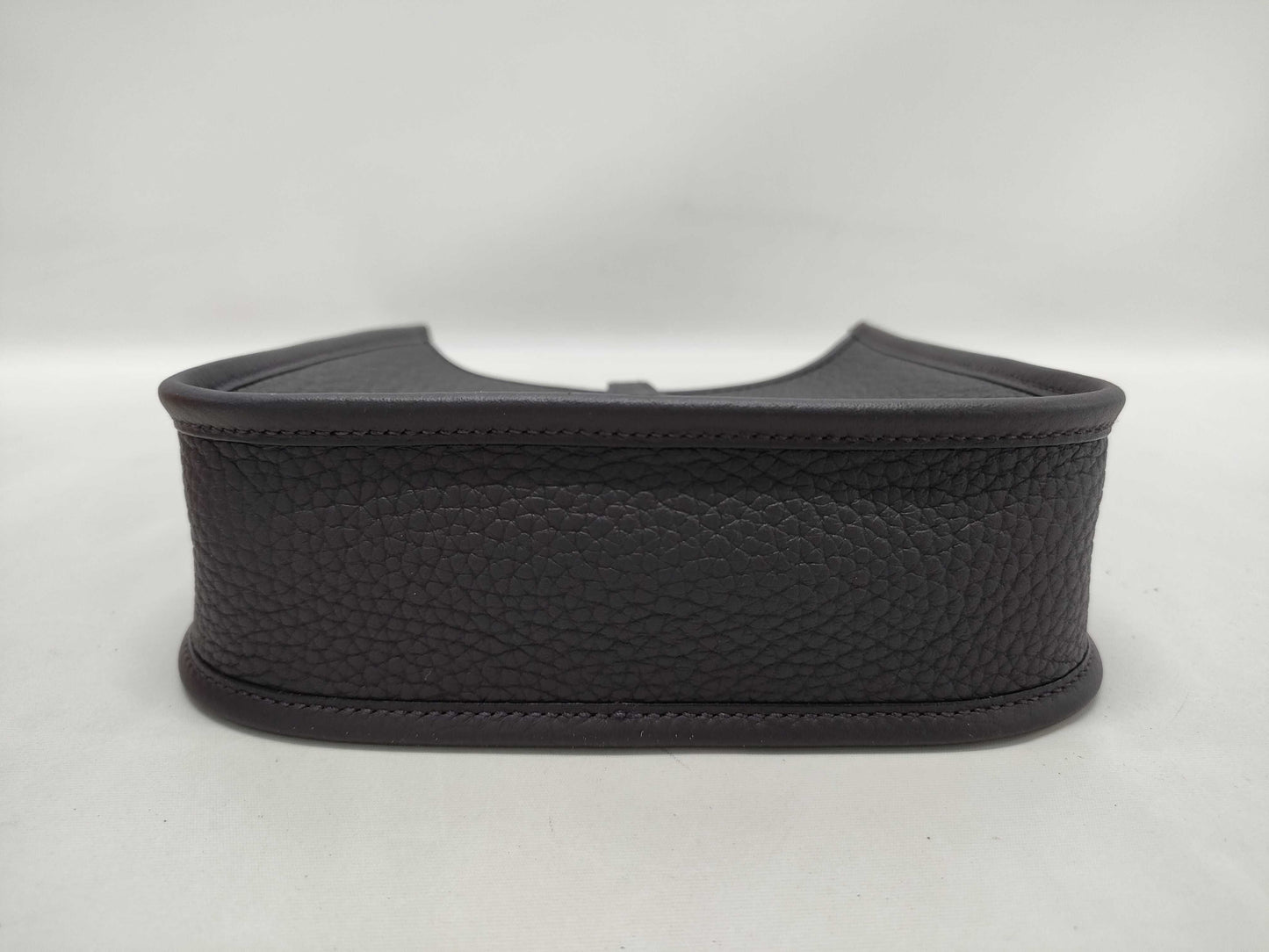 HERMES Evelyn TPM Taurillon Clemence Pur Noir W Stamped Shoulder Bag