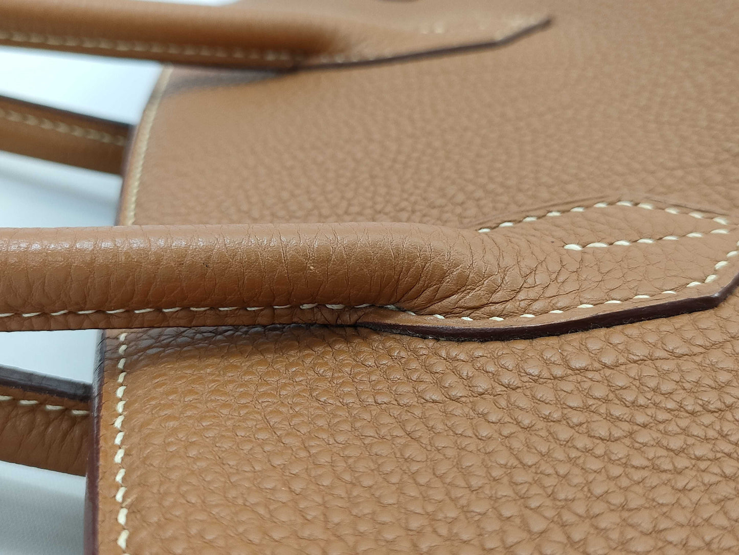 HERMES Birkin 35 Togo Gold with G Hardware and J Stamp