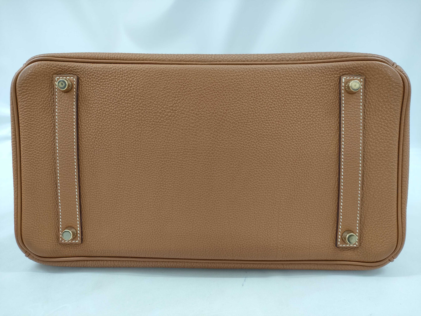 HERMES Birkin 35 Togo Gold with G Hardware and J Stamp