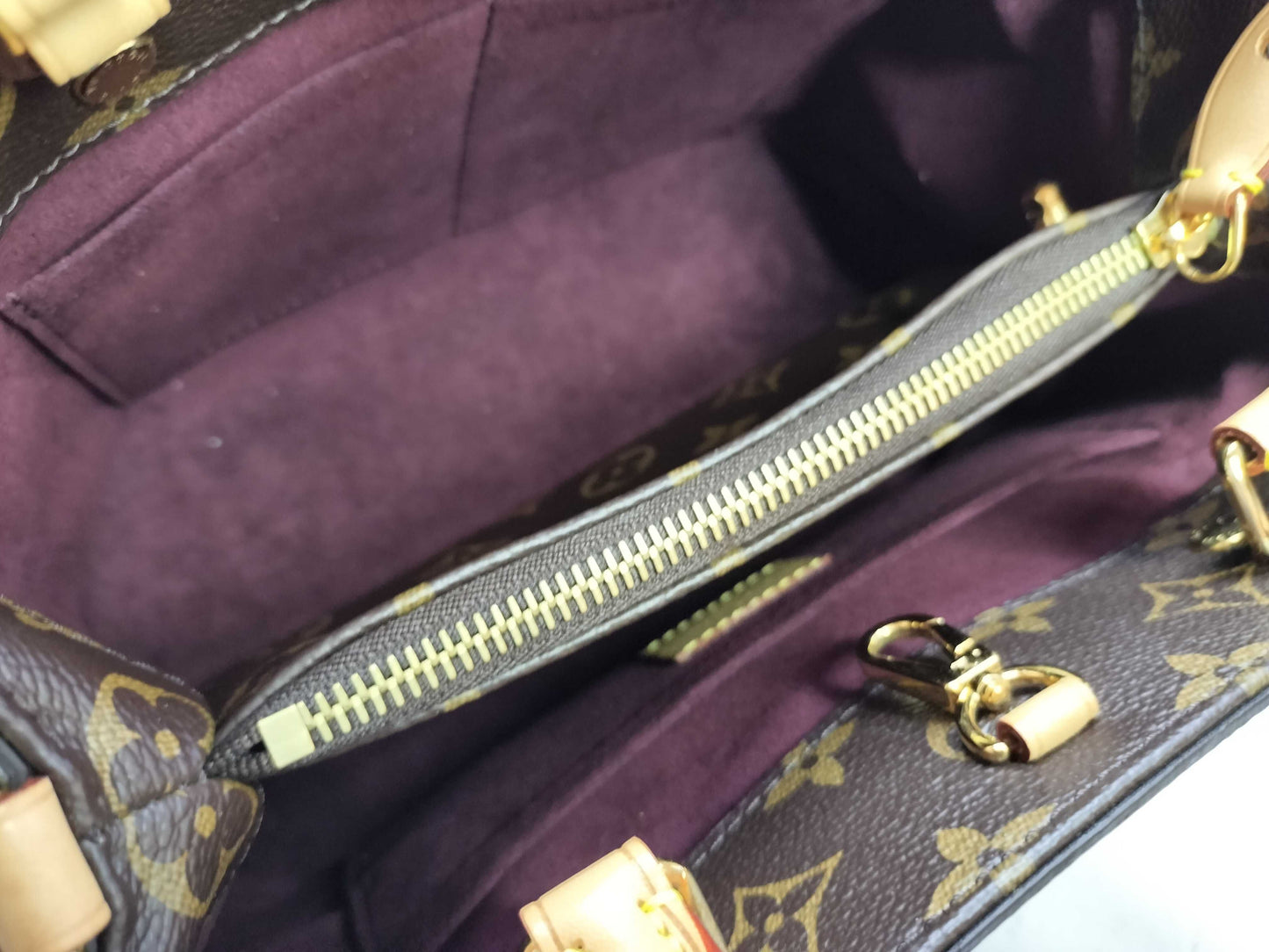 LOUIS VUITTON Monogram LV Montaigne BB M41055 RFID Enabled Handbag