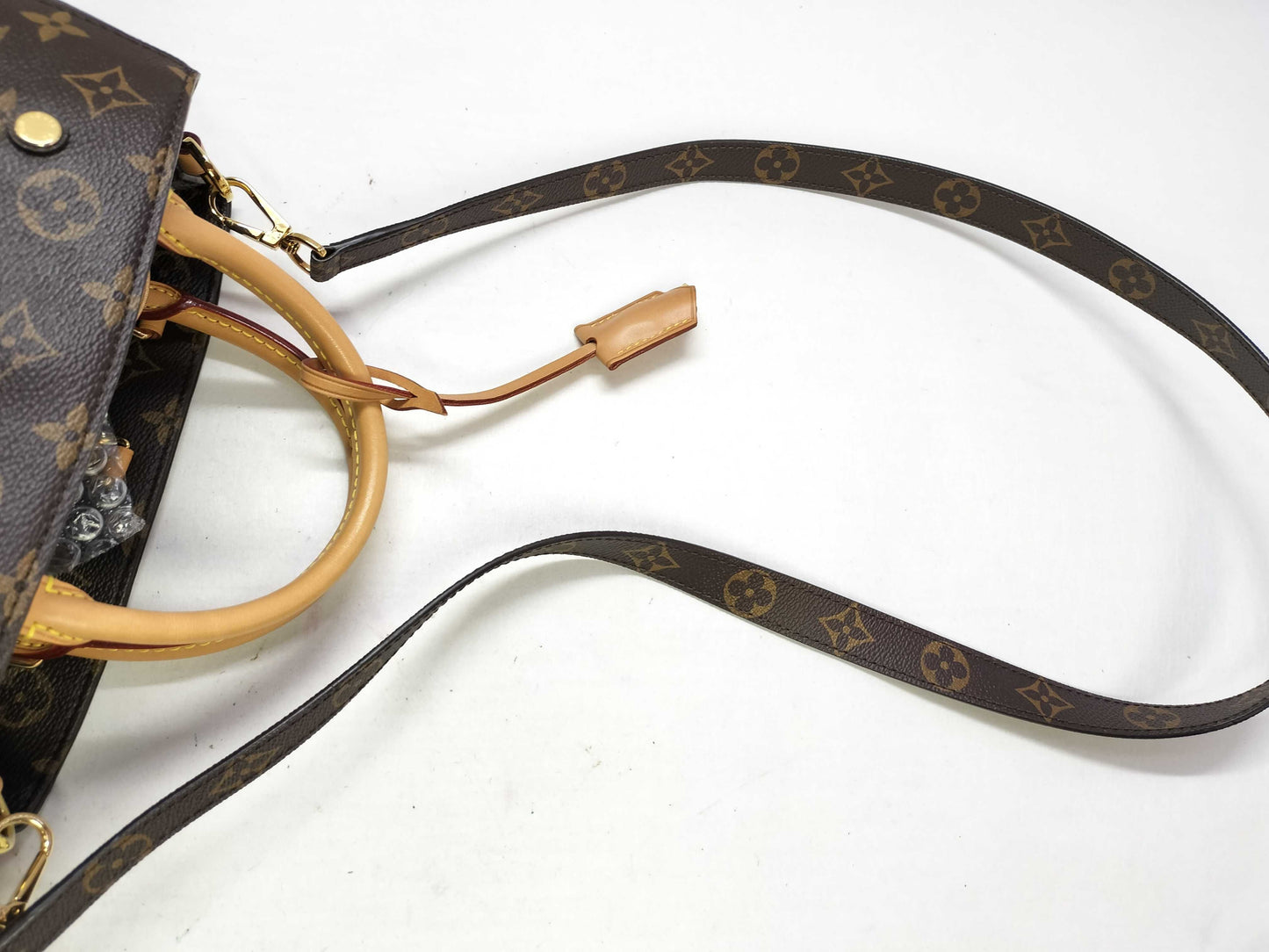 LOUIS VUITTON Monogram LV Montaigne BB M41055 RFID Enabled Handbag