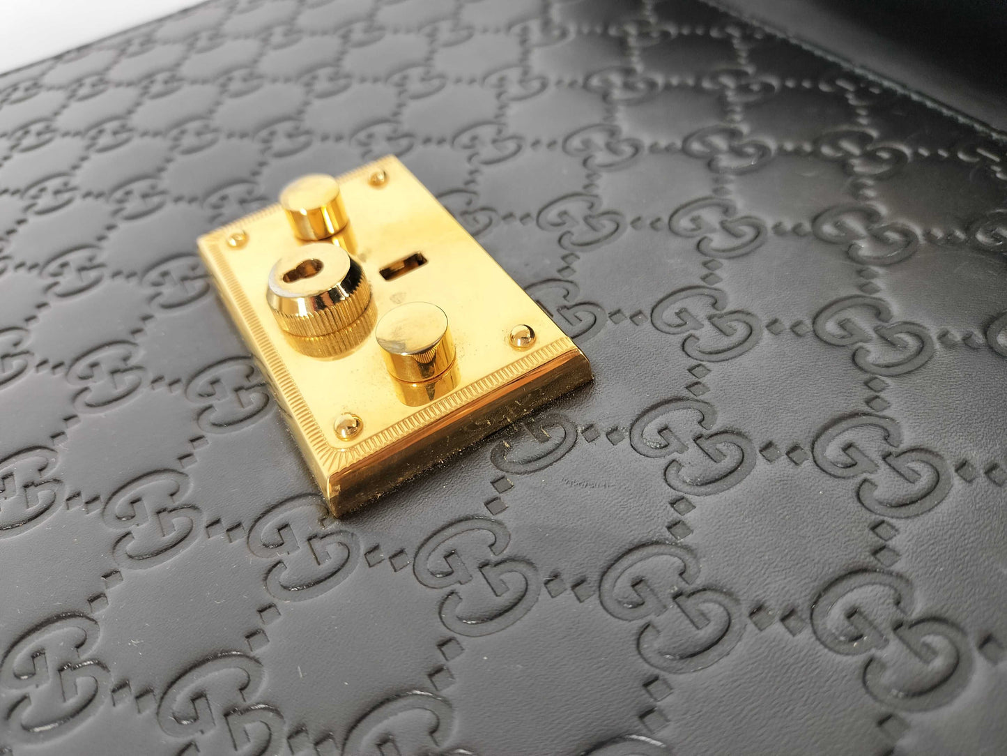 GUCCI Guccissima Ladylock 2-Way Handbag