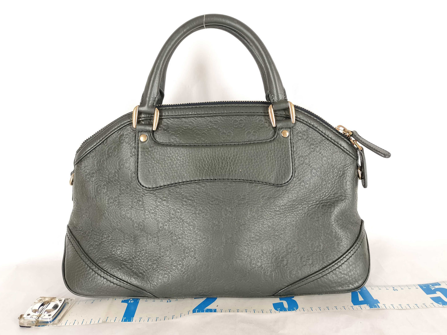 GUCCI Guccissima Horsebit Shima Handbag