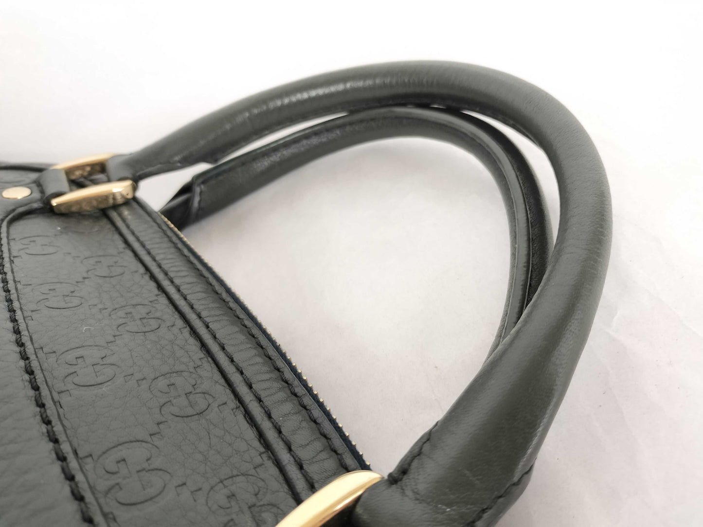 GUCCI Guccissima Horsebit Shima Handbag