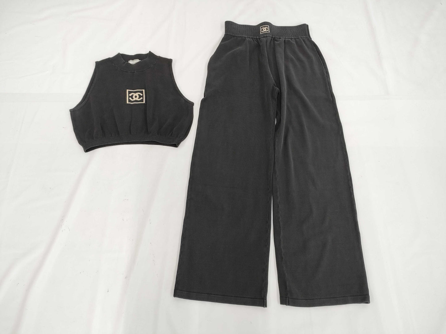 CHANEL Chanel Sport Cropped Jacket & Pants Size 42 Other Apparel