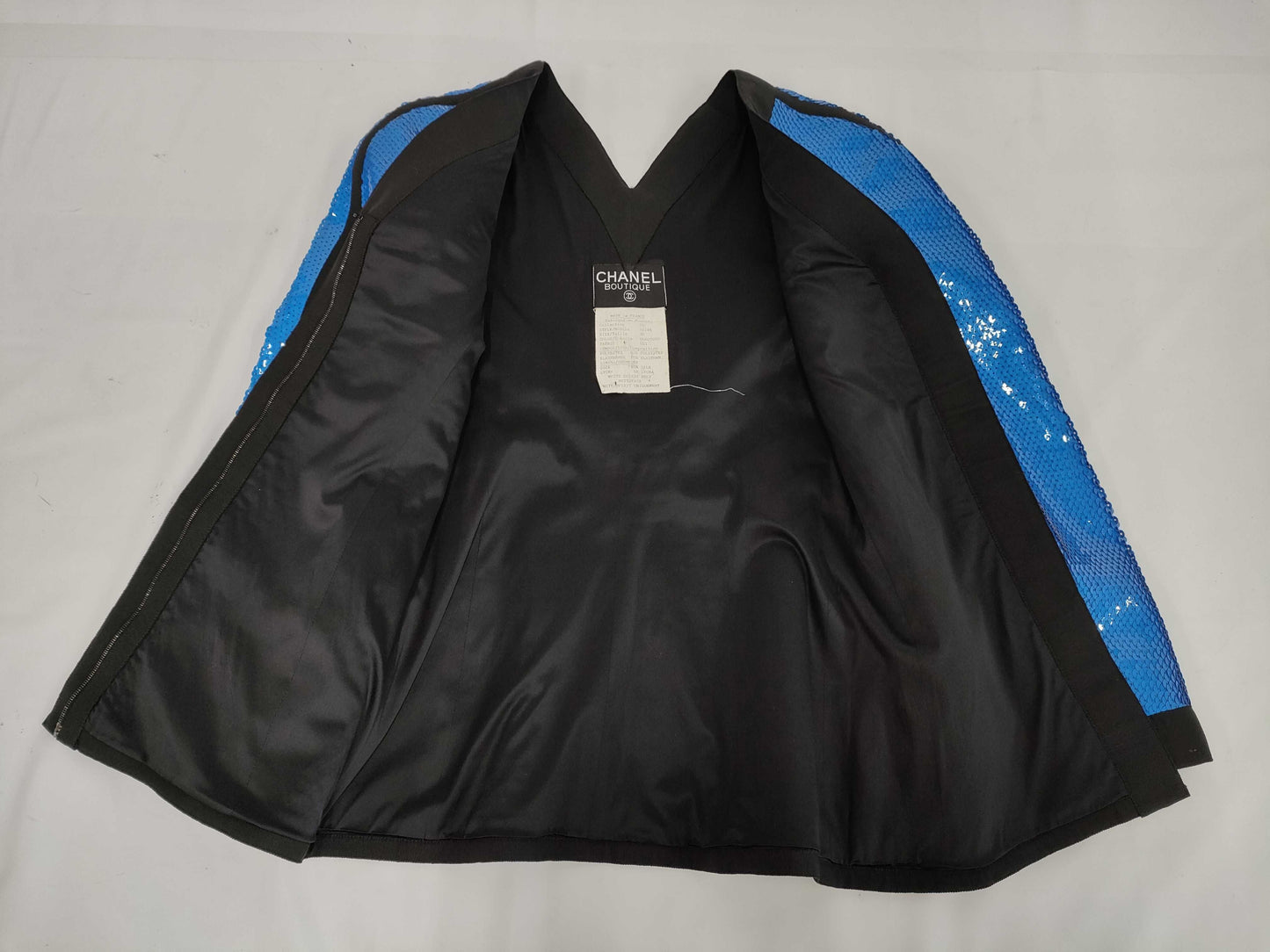 CHANEL CHANEL 1991 Runway Model Scuba Jacket Size 38