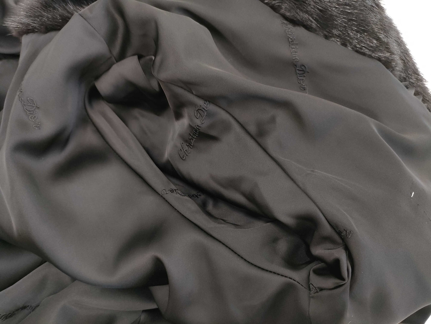 Dior Christian Dior mink long coat fur coat