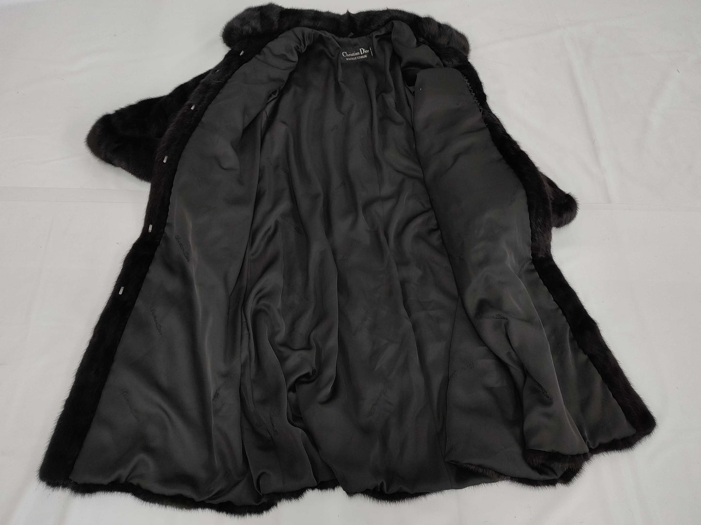 Dior Christian Dior mink long coat fur coat