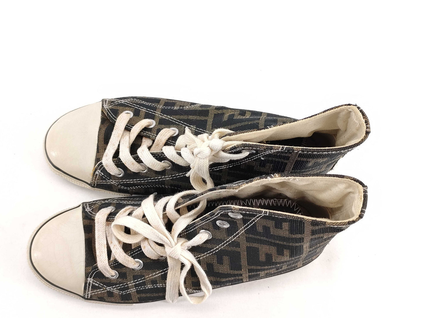 Rare FENDI size 40 men's Fendi Zucca Converse sneakers