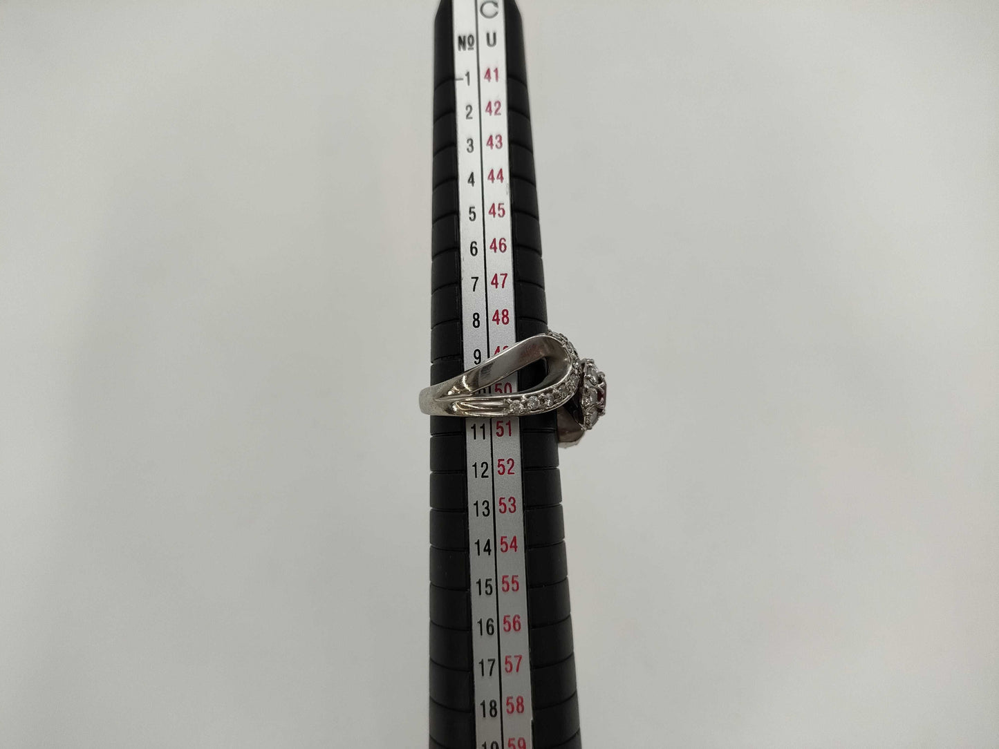 R0.42ct D0.69ct Pt900 11.5g Ring