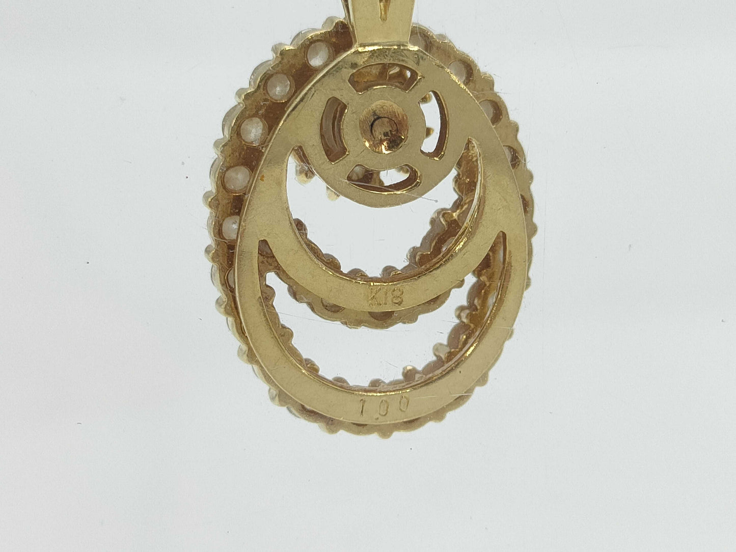 D1.00ct K18 11.1g Necklace