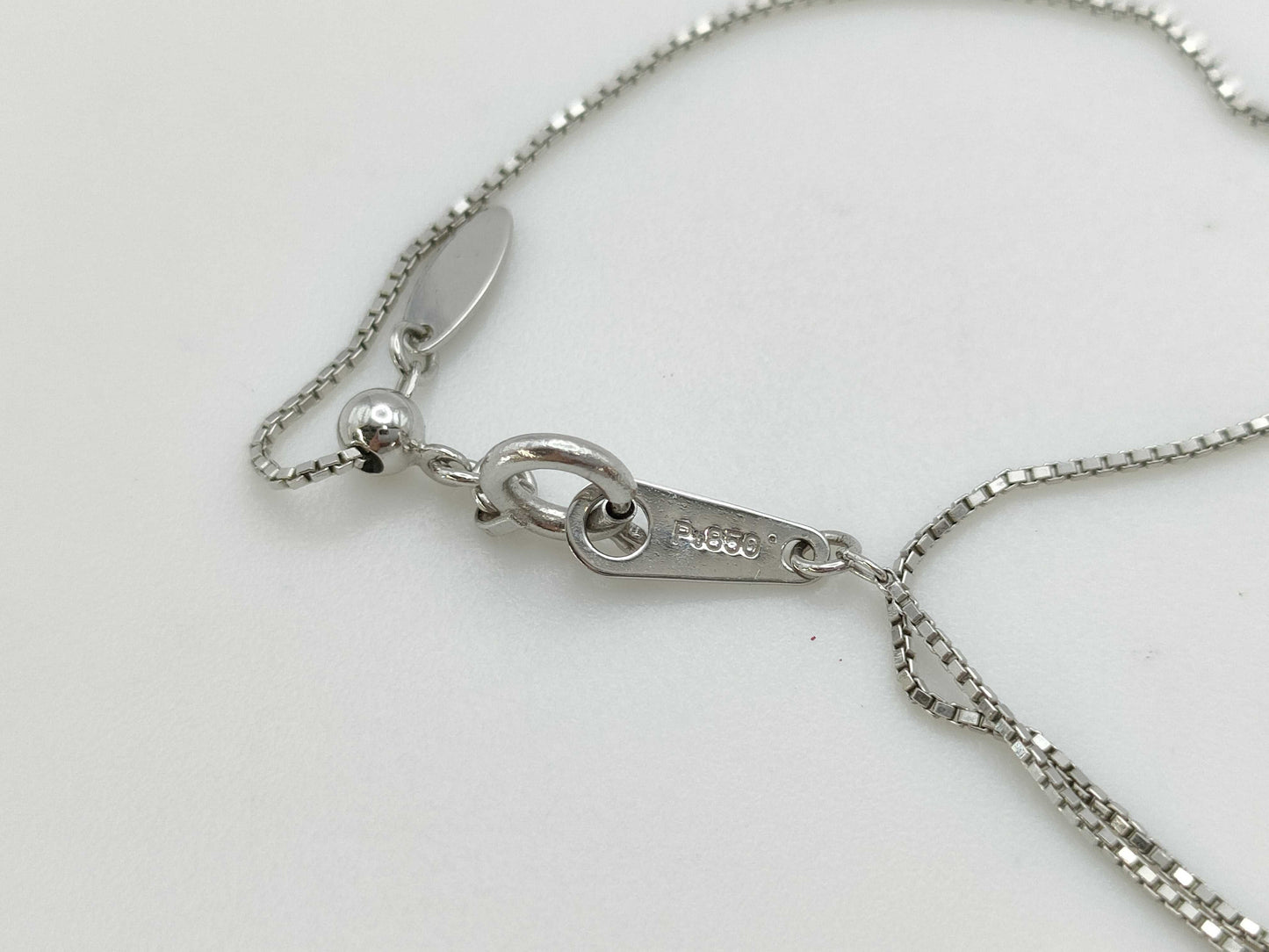 D0.50ct Pt900/850 3.5g Necklace