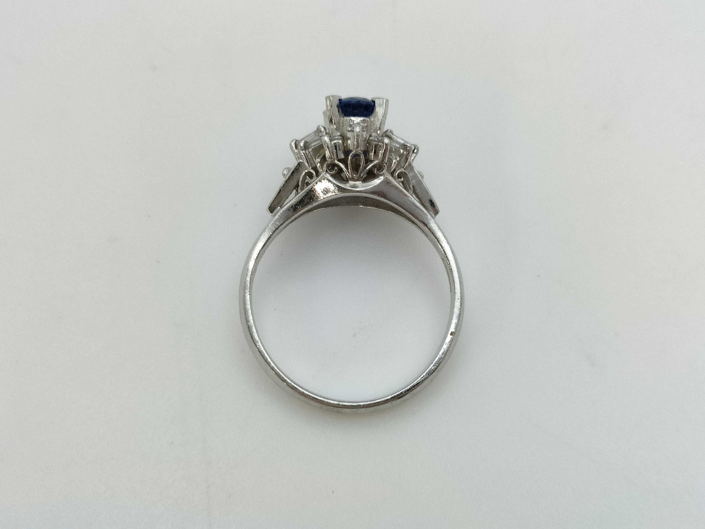 S 0.83ct D 0.23ct Pt900 4.9g Ring