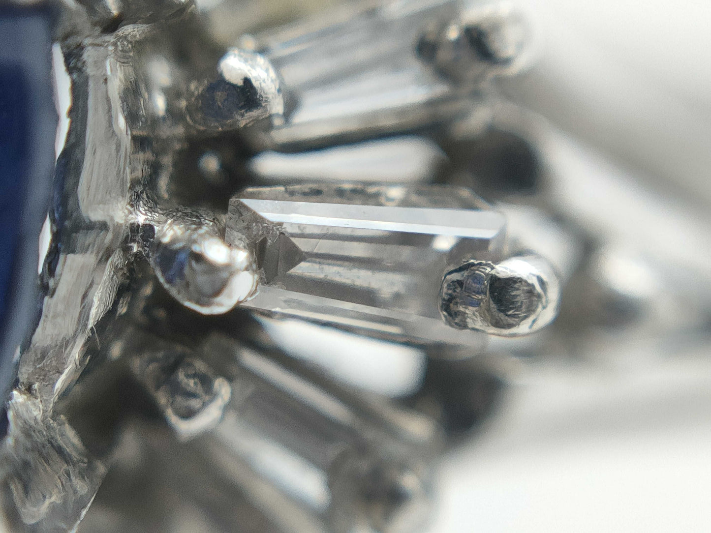 S 0.83ct D 0.23ct Pt900 4.9g Ring