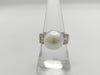 Pearl, Diameter: Approx. 11.8mm, DD.62ct, Pt900, 8.5g, Ring