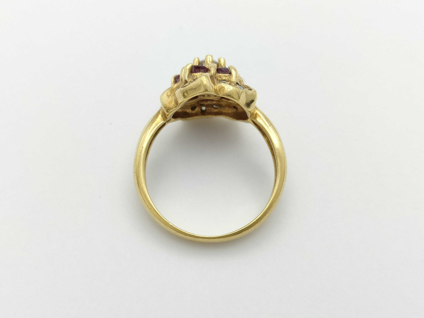 R0.73ct D0.20ct K18 4.9g Ring