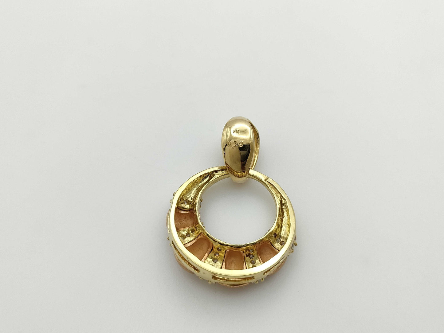 D0.30ct K18 7.6g Pendant Top