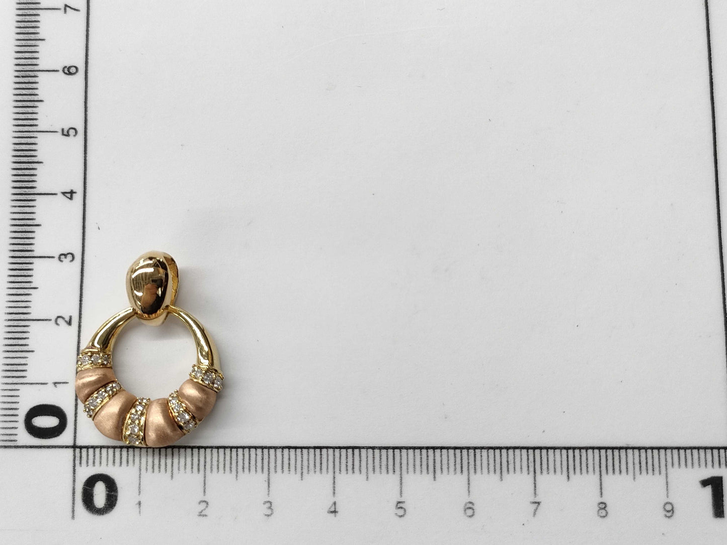 D0.30ct K18 7.6g Pendant Top