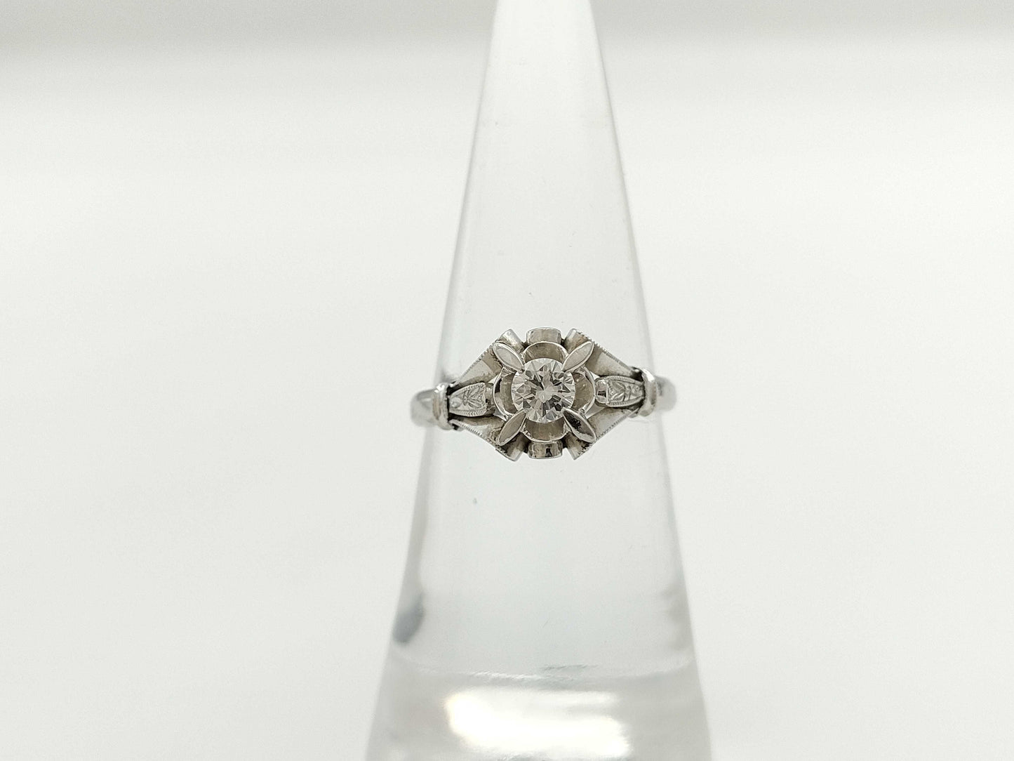 D0.20ct Pt900 3.8g Ring