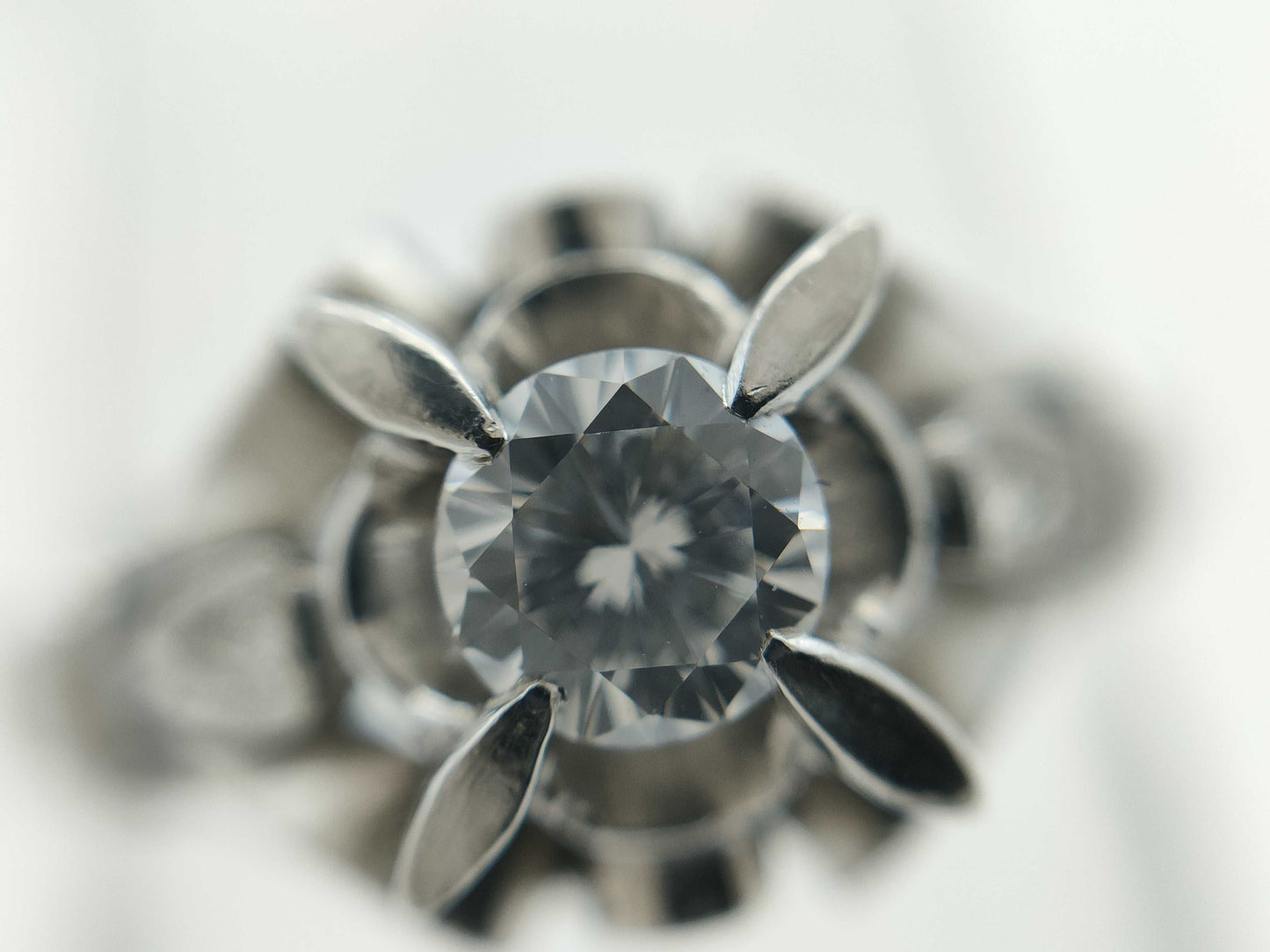D0.20ct Pt900 3.8g Ring