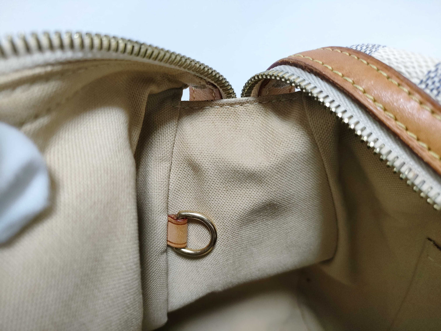 LOUIS VUITTON RFID Unverified Damier Azur Stresa Tote Bag
