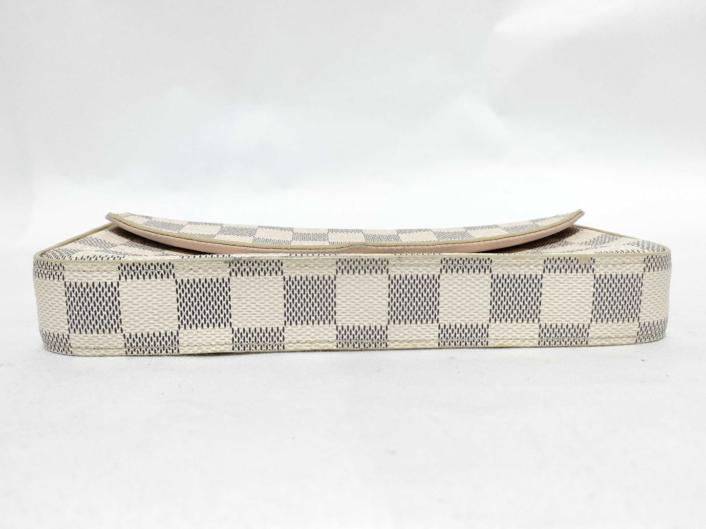 LOUIS VUITTON RFID Unverifiable Damier Azur LOUIS VUITTON Felicie Shoulder Bag