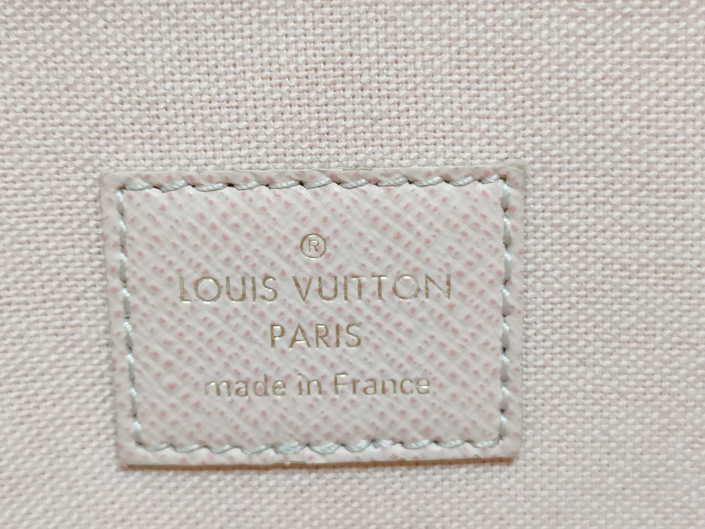 LOUIS VUITTON RFID Unverifiable Damier Azur LOUIS VUITTON Felicie Shoulder Bag