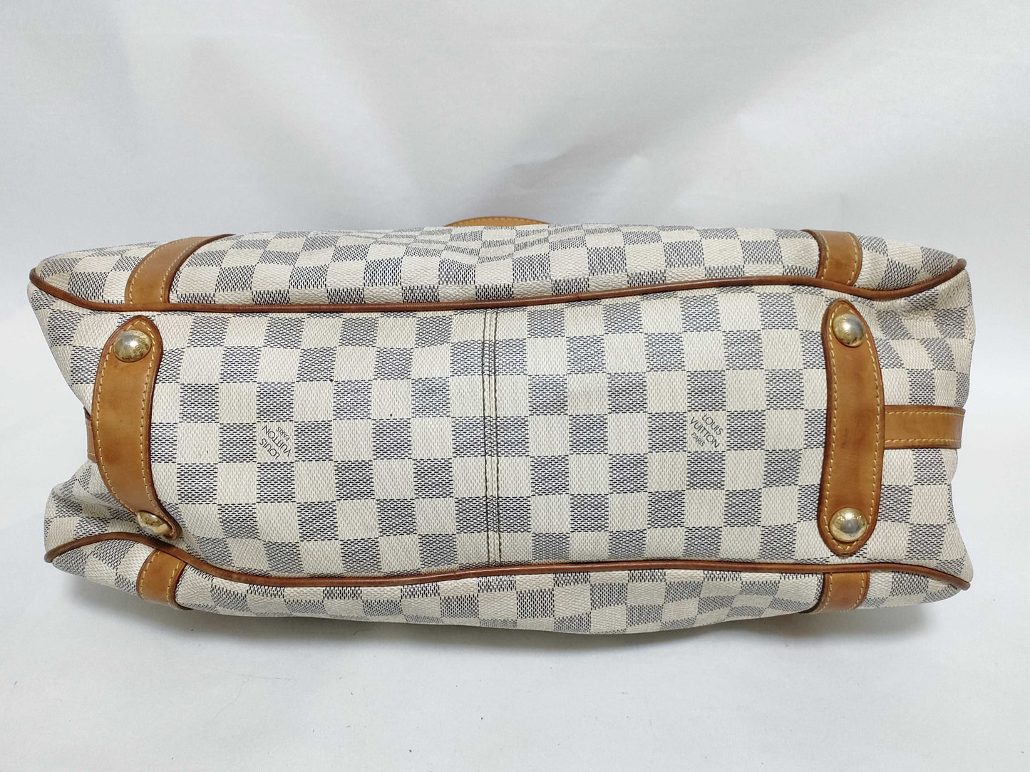 LOUIS VUITTON RFID Unverified VI4099 Damier Azur Stresa Tote Bag