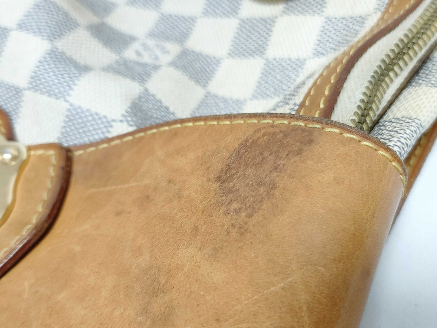 LOUIS VUITTON RFID Unverified VI4099 Damier Azur Stresa Tote Bag
