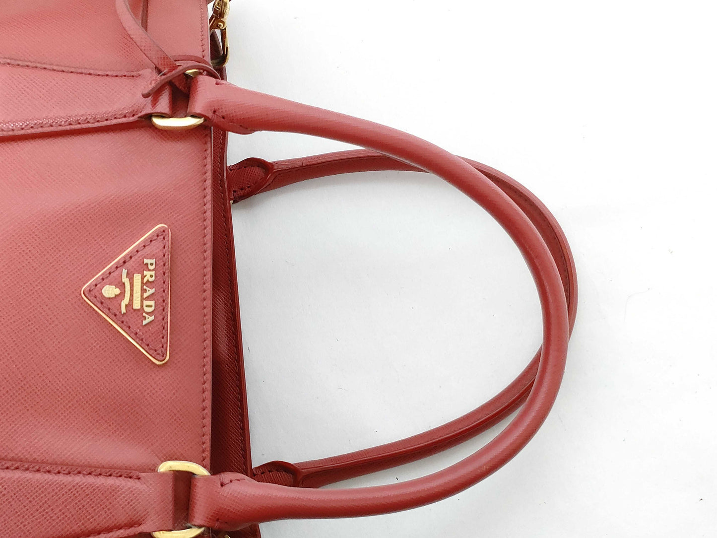 PRADA PRADA Tote Red Tote Bag