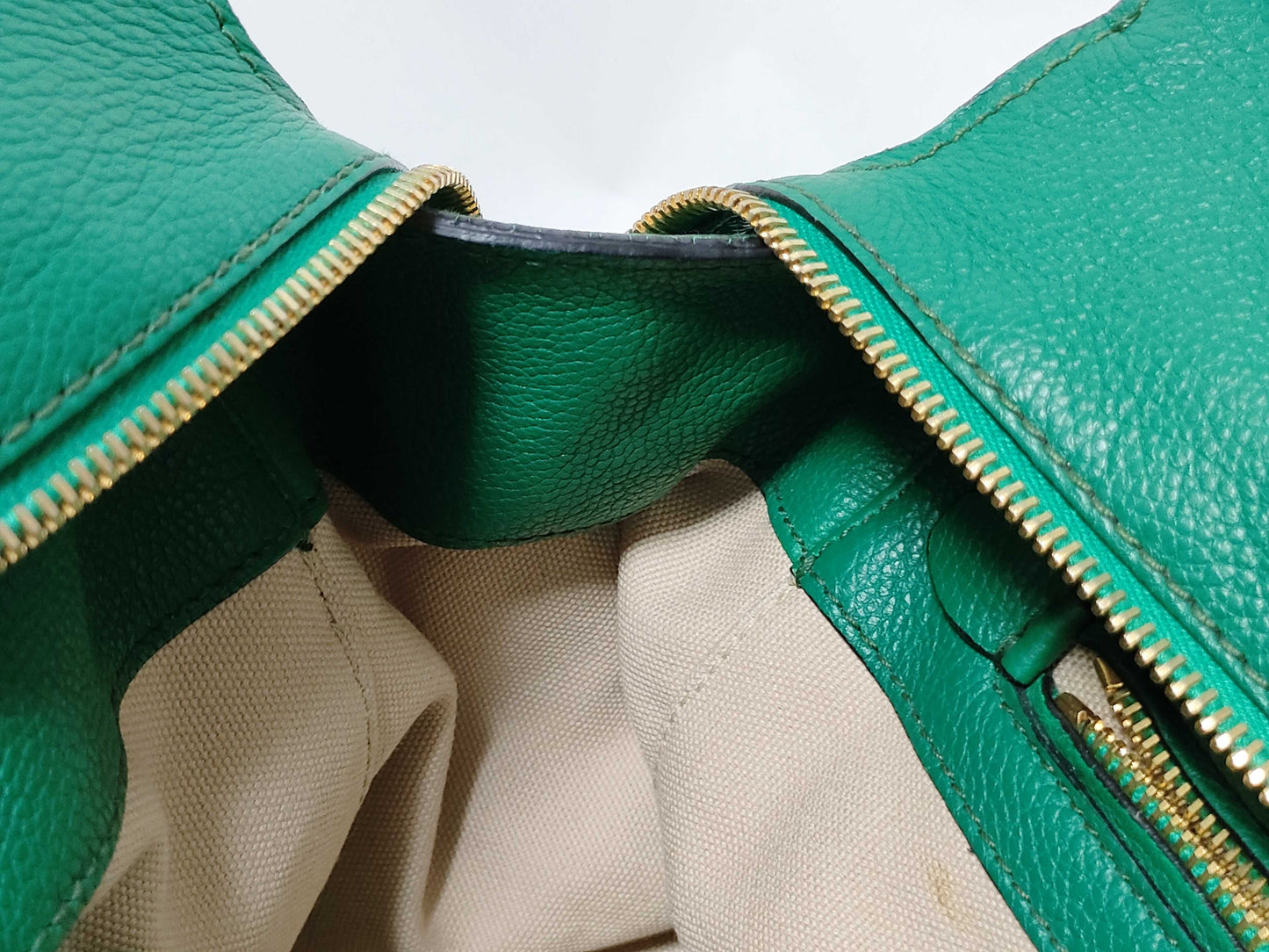 PRADA PRADA Tote Green Tote Bag