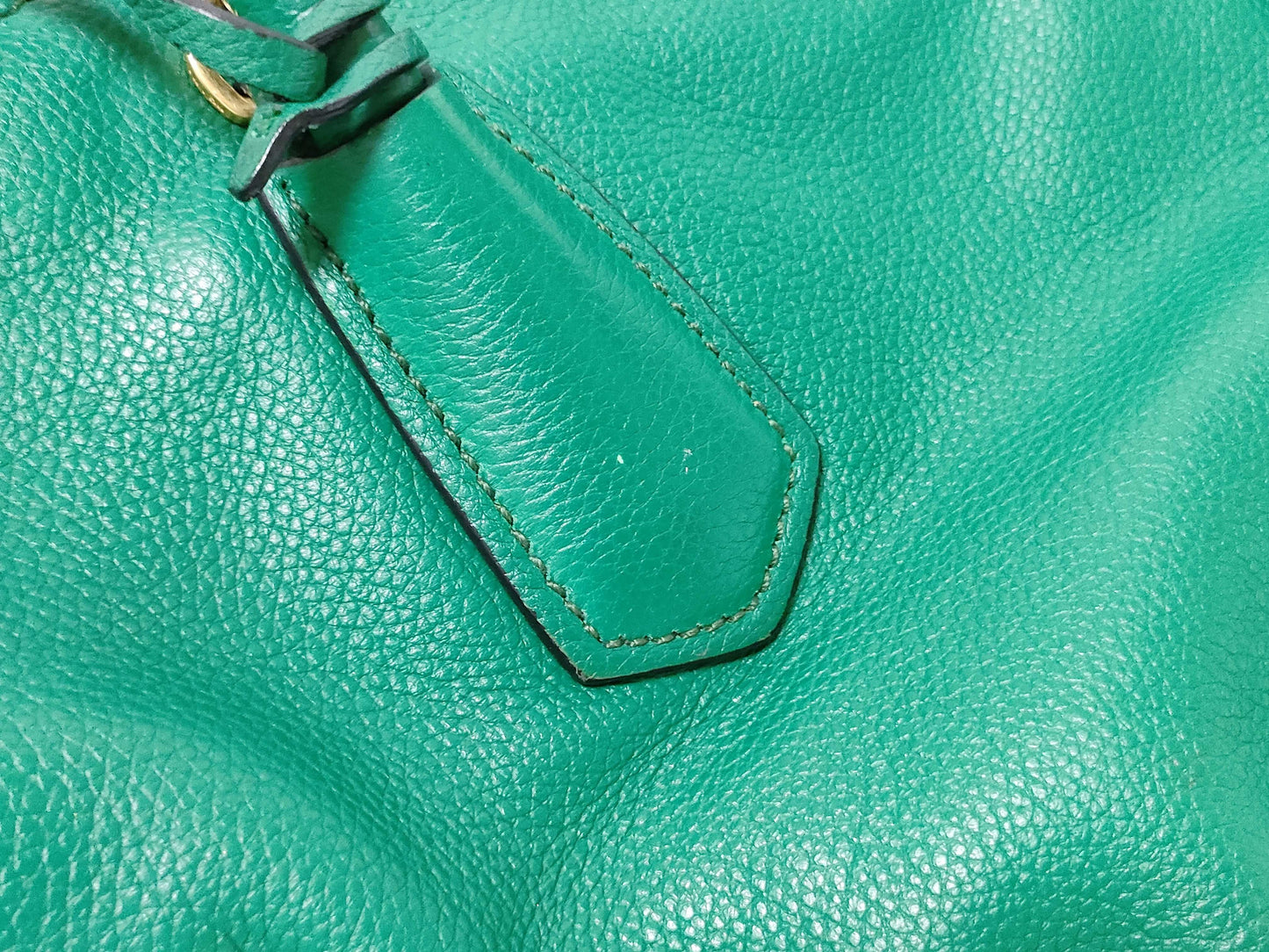 PRADA PRADA Tote Green Tote Bag