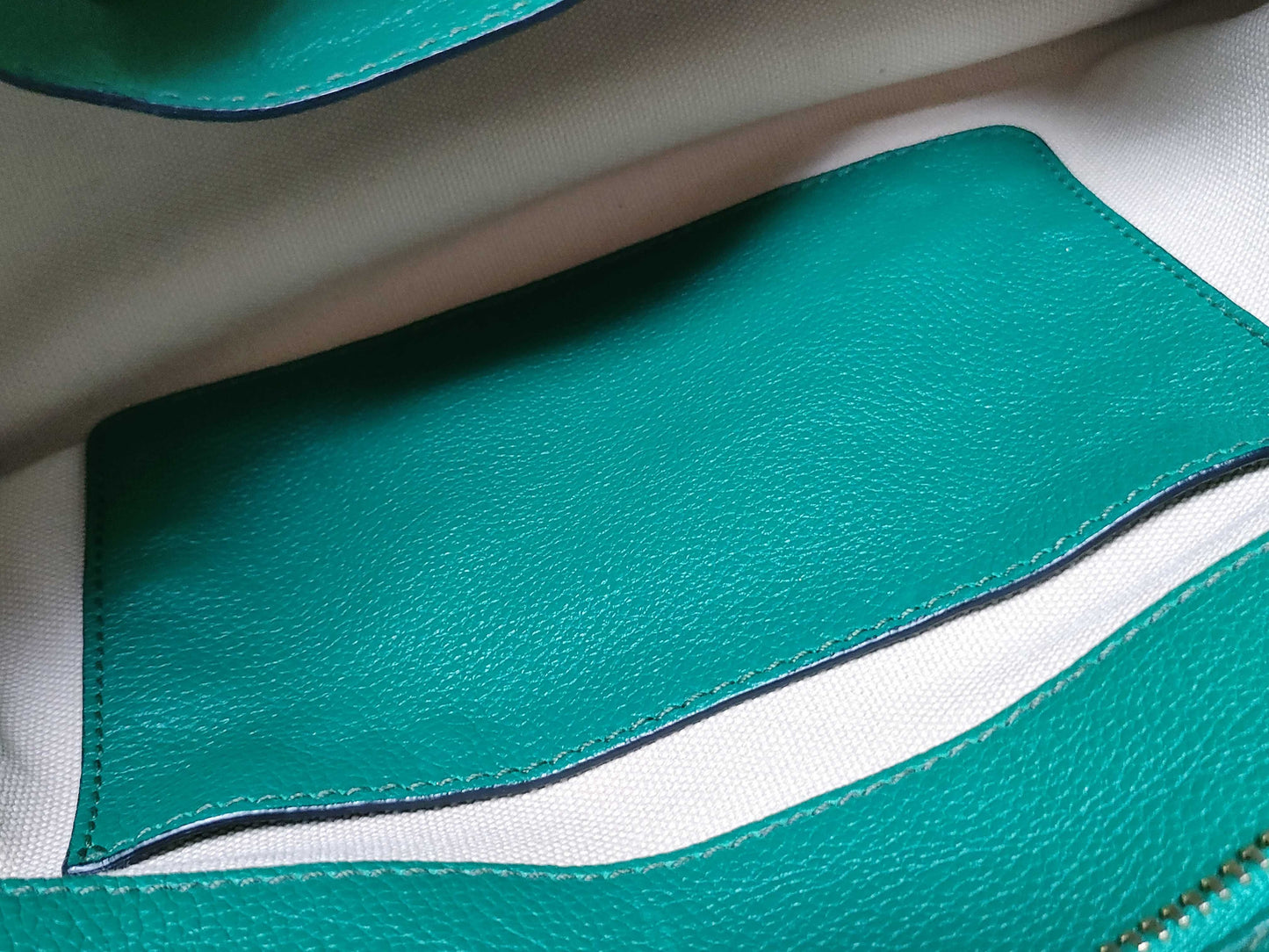 PRADA PRADA Tote Green Tote Bag
