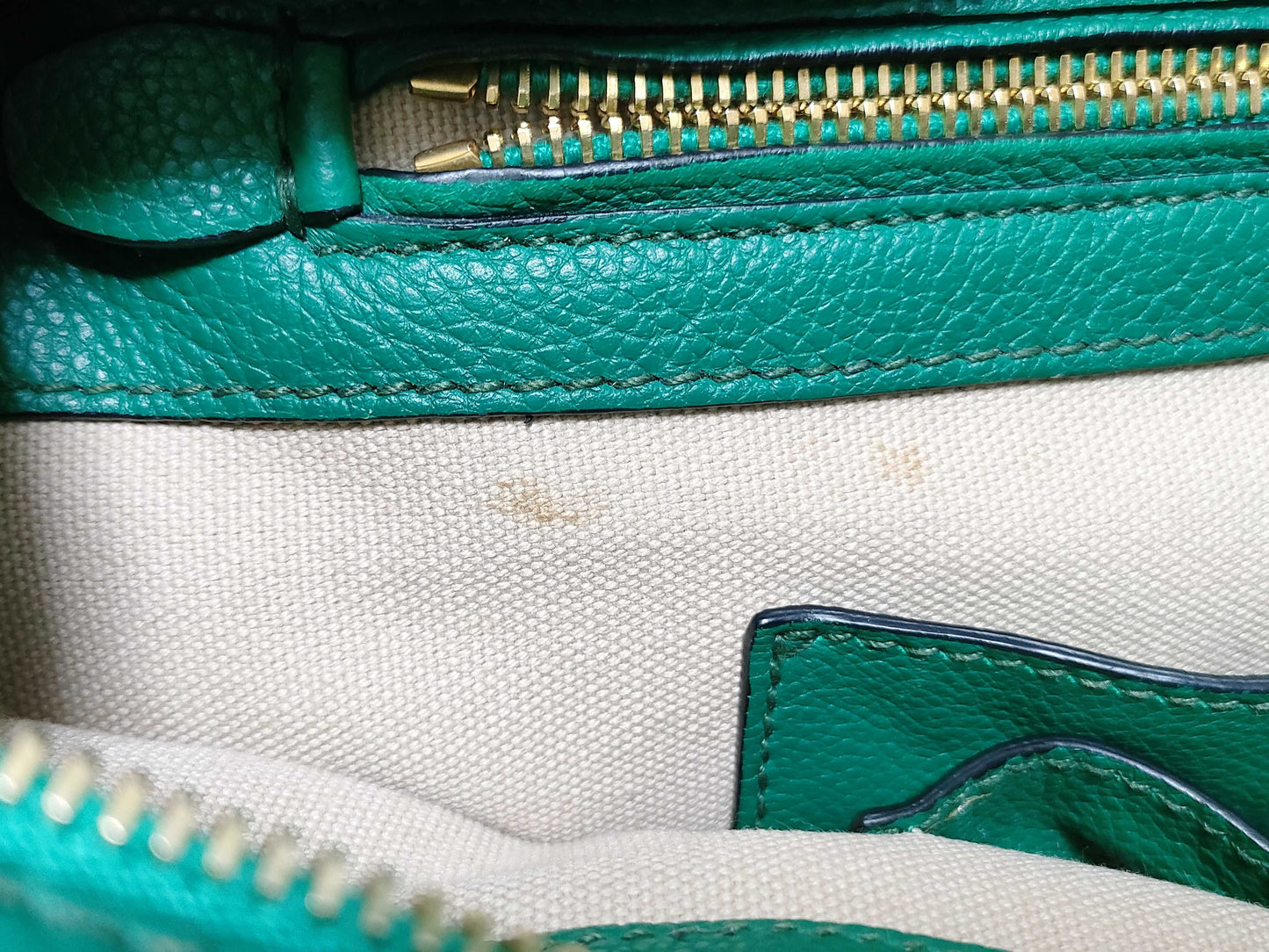 PRADA PRADA Tote Green Tote Bag