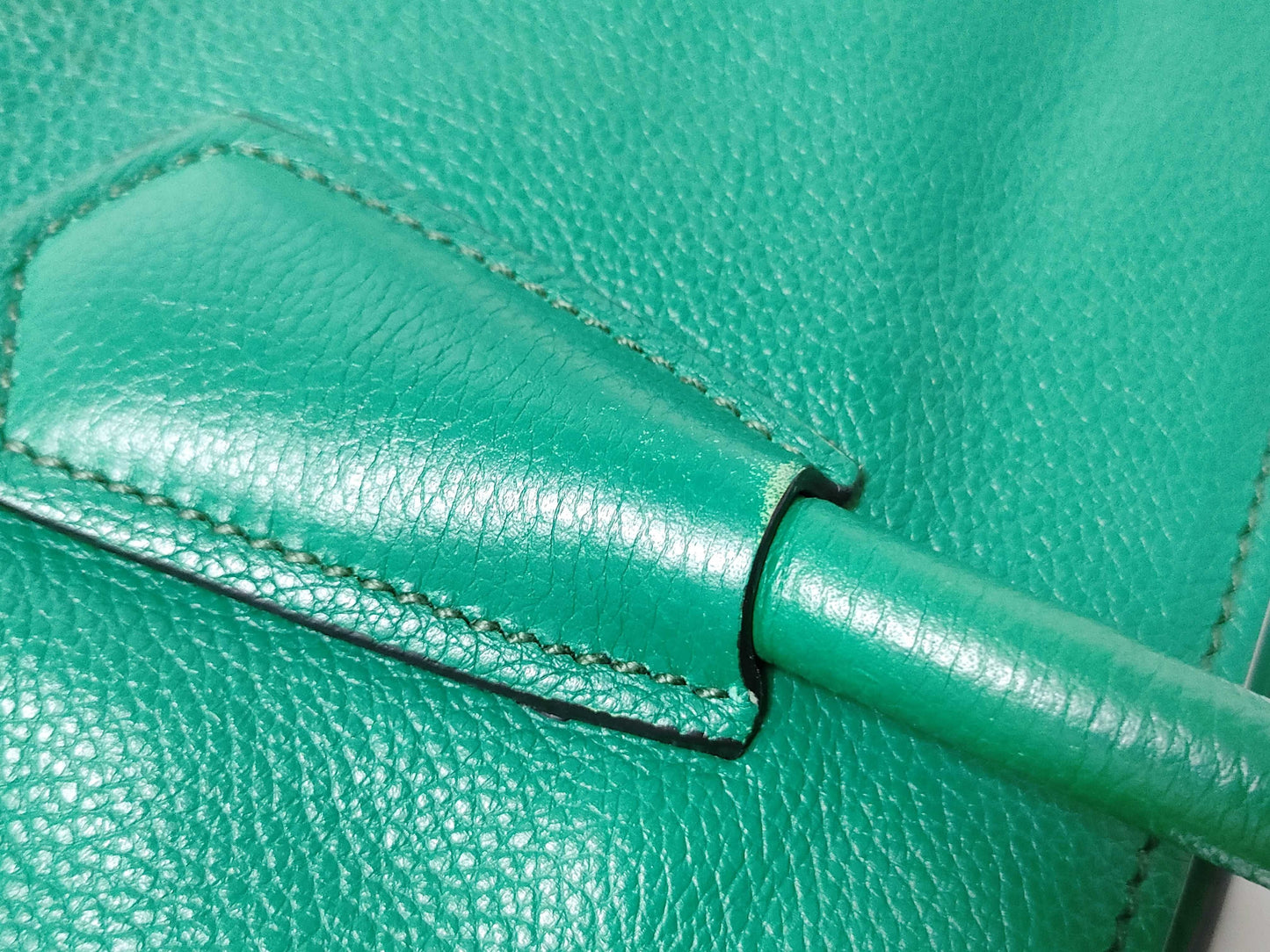 PRADA PRADA Tote Green Tote Bag