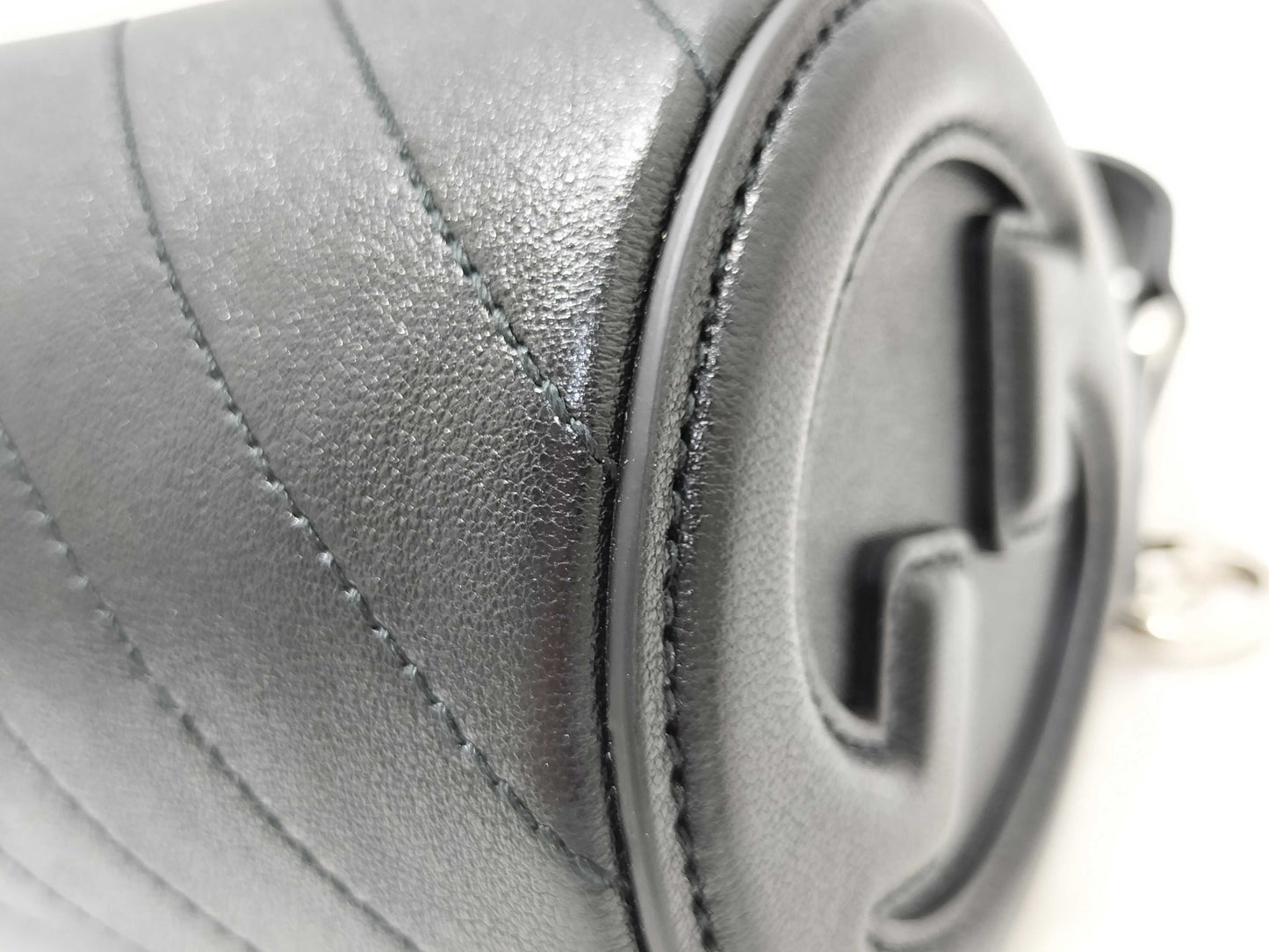 GUCCI Blondie Mini Shoulder Bag in Black Calfskin 760170 Shoulder Bag