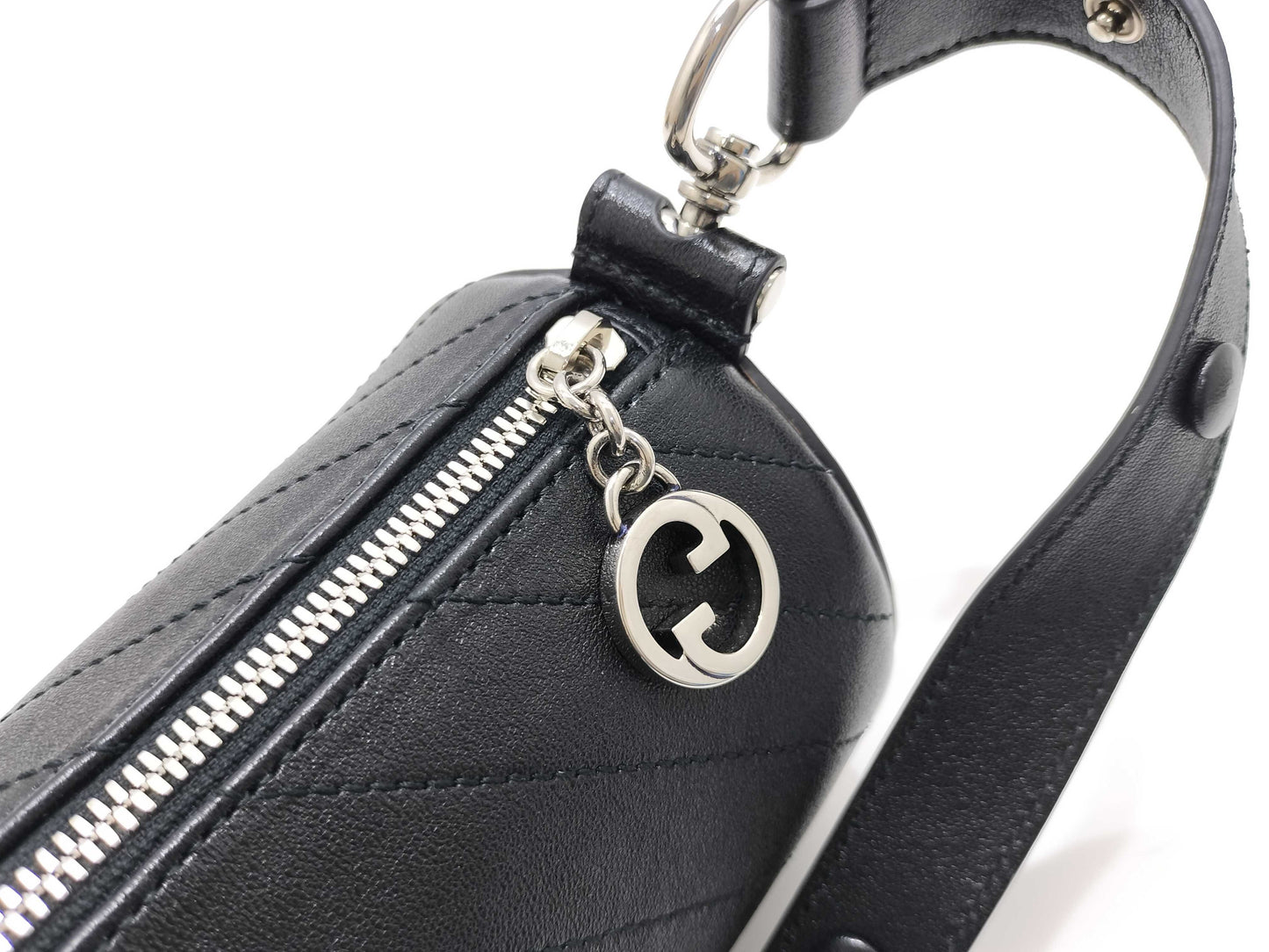 GUCCI Blondie Mini Shoulder Bag in Black Calfskin 760170 Shoulder Bag