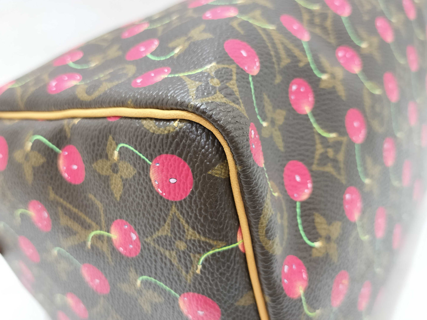 LOUIS VUITTON M95009 Monogram Cherry Handbag by Takashi Murakami Speedy 25 Monogram Cherry Handbag M95009