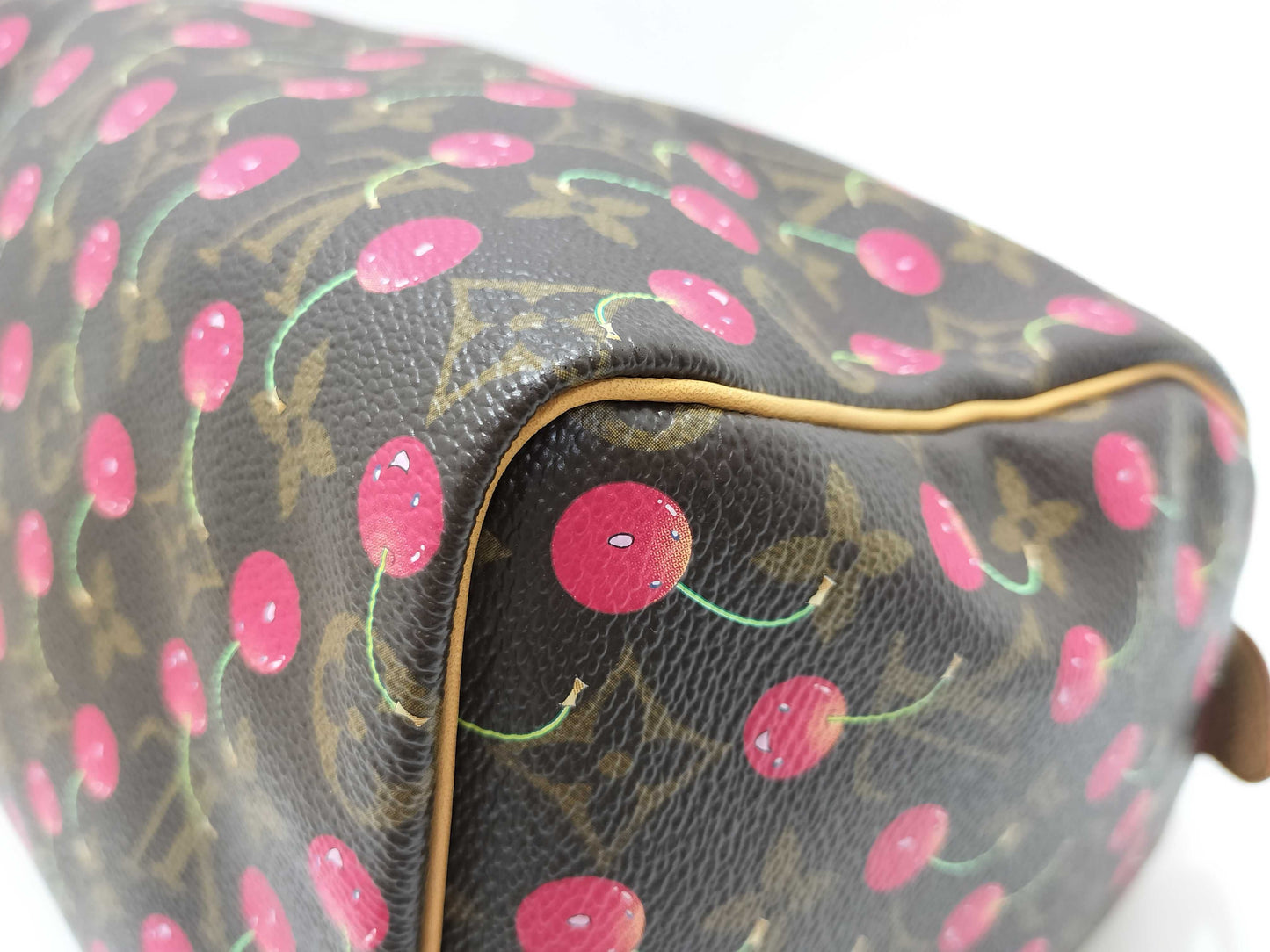 LOUIS VUITTON M95009 Monogram Cherry Handbag by Takashi Murakami Speedy 25 Monogram Cherry Handbag M95009