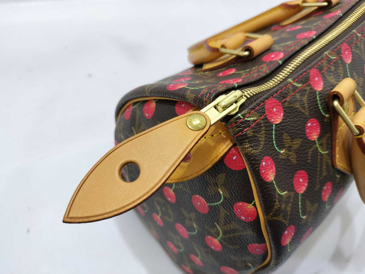 LOUIS VUITTON M95009 Monogram Cherry Handbag by Takashi Murakami Speedy 25 Monogram Cherry Handbag M95009