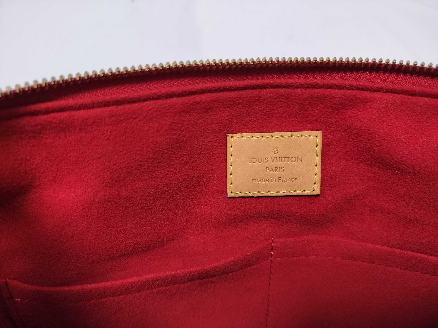 LOUIS VUITTON Monogram 2-Way Handbag with Stitching, Pallas Handbag
