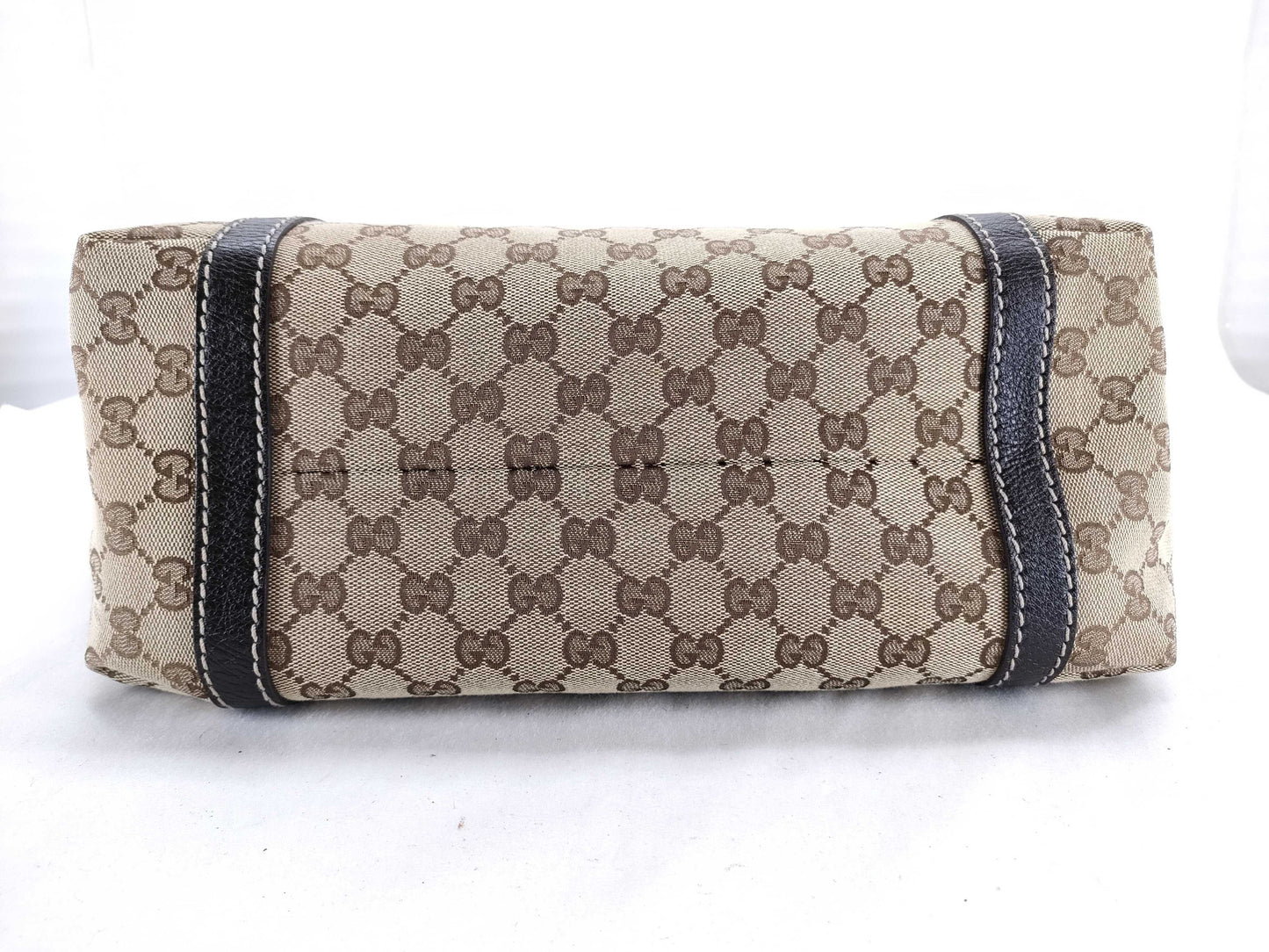 GUCCI GG Canvas Tote Bag, Sherry Line A
