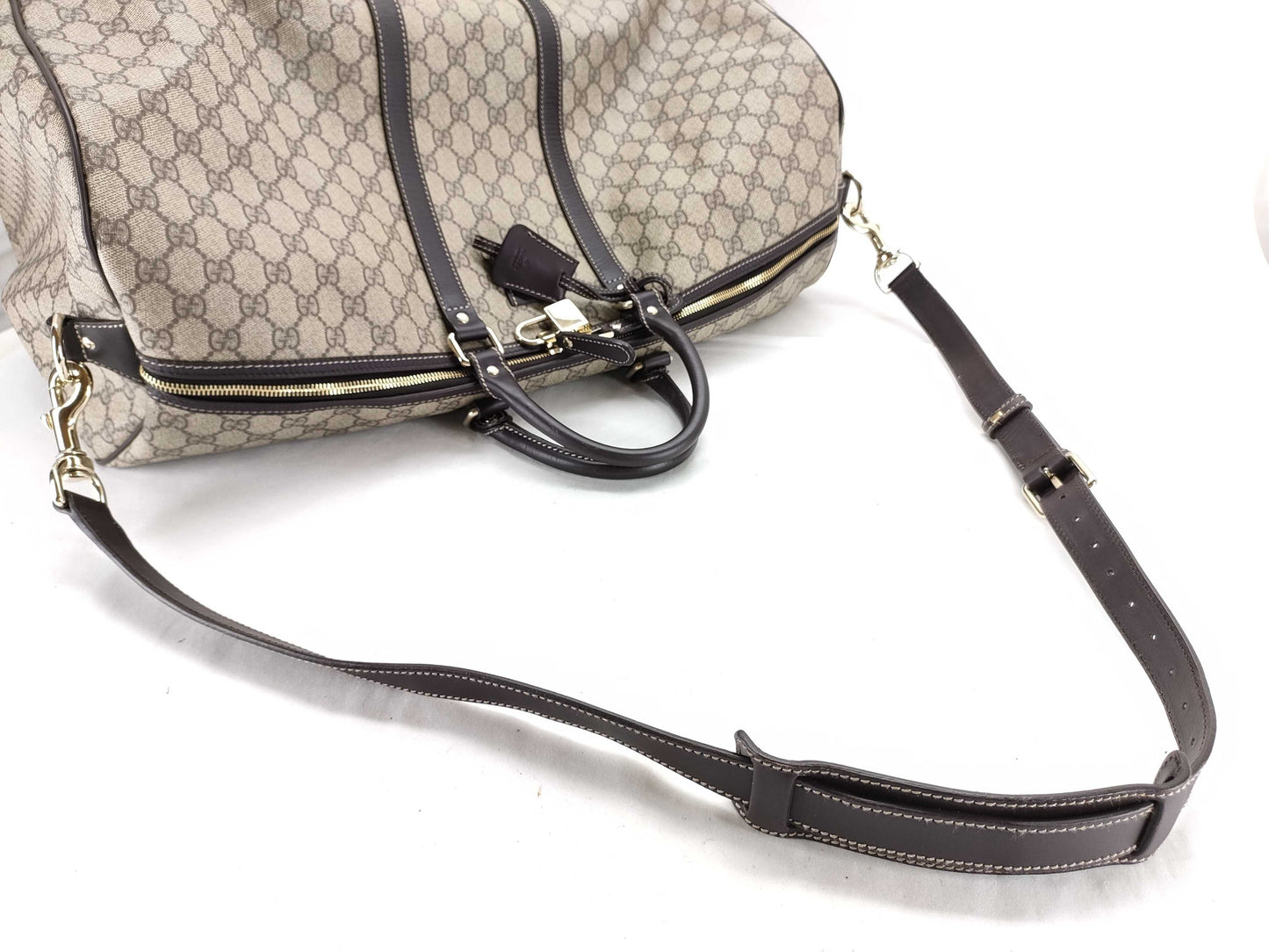 GUCCI GG Gucci GG Supreme Gucci Boston Bag with ST Boston Bag