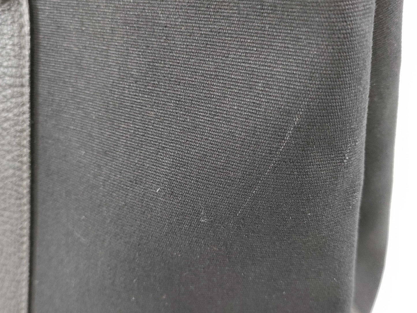 HERMES Garden Party PM Black Toile Tote Bag with □I Stamp