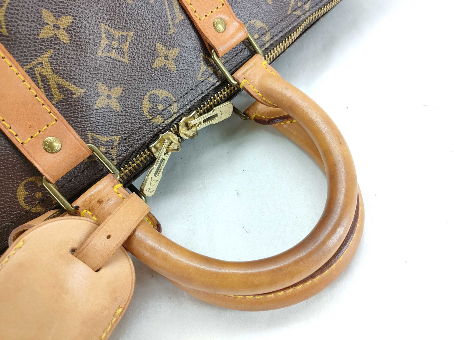 LOUIS VUITTON RFID Unverified VI882 Monogram Louis Vuitton Keepall 45 Monogram Boston Bag