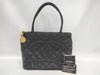CHANEL Caviar Skin Reissue Tote Bag, Black, with Sticker and Card